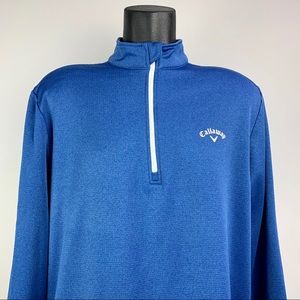 Callaway Golf- Waffle Fleece 1/4 Zip Pullover